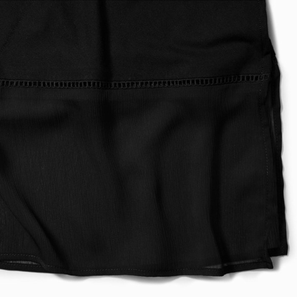 Tommy Bahama | Cotton Modal Scarf Dress in Black | size Small / Medium - Picture 4 of 8